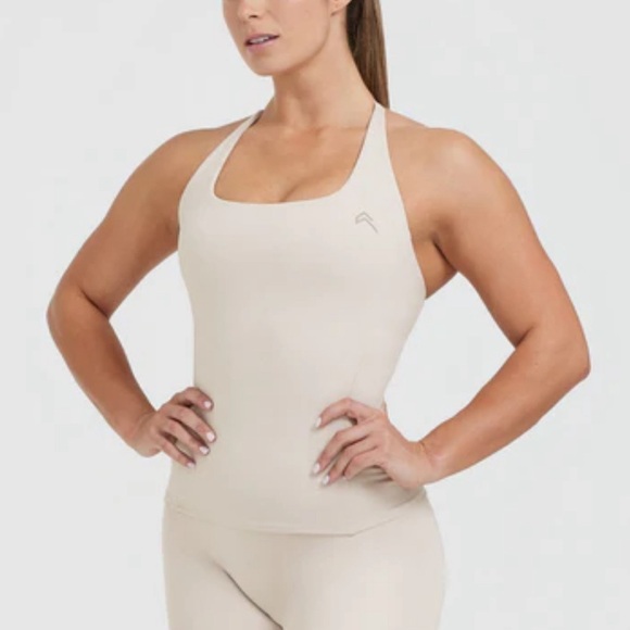 Oner Active Tops - COPY - Oner Active Timeless Square Neck Vest | XS | NWT | Sand